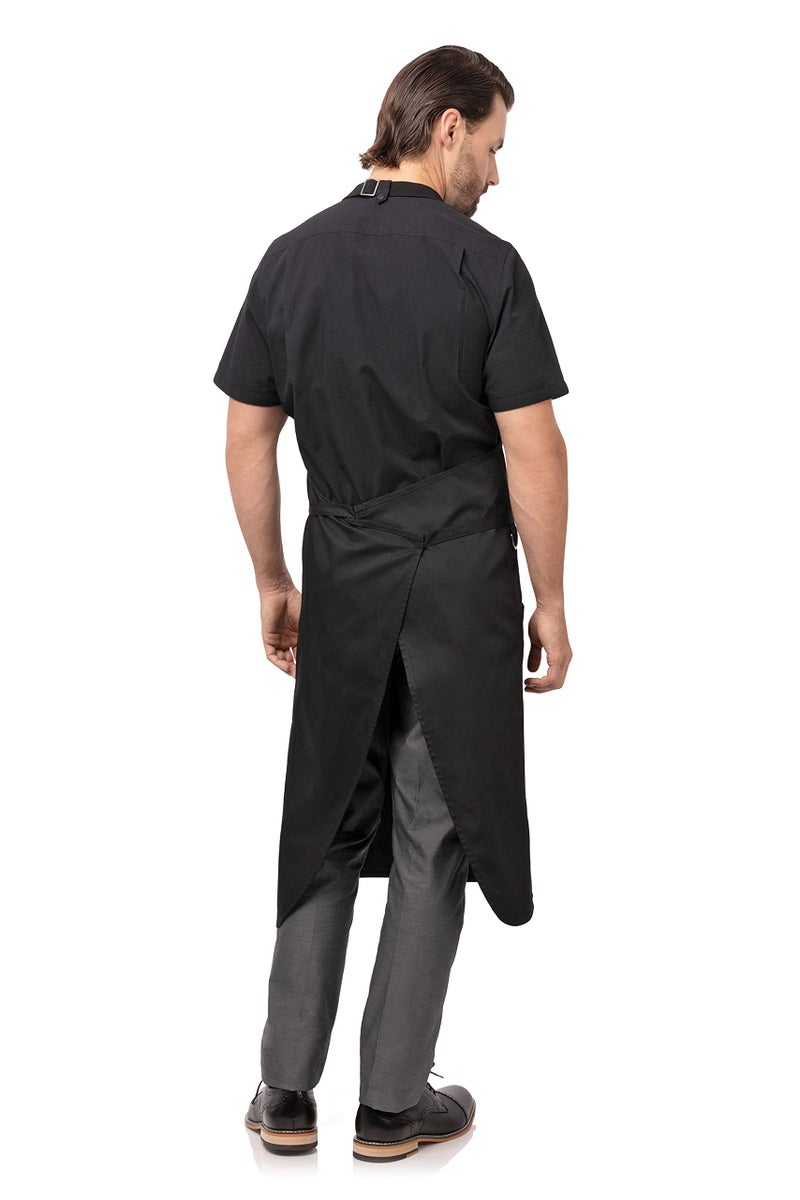 Chef Works Unisex Brio Chef Apron, Black, One Size - Image 3